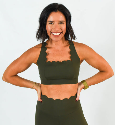 The Essential Scalloped Sports Bra