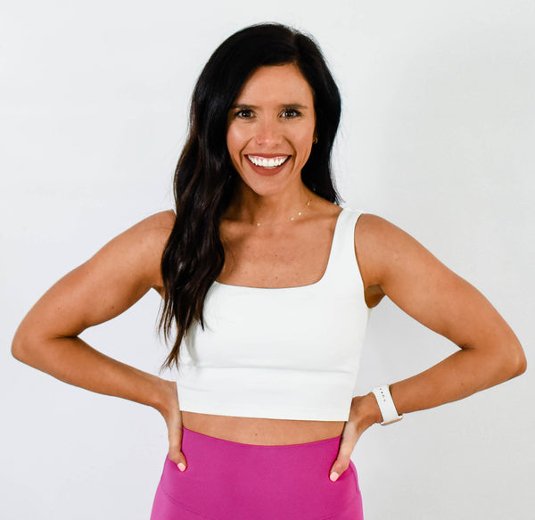 The Active Square Neck Bra Top